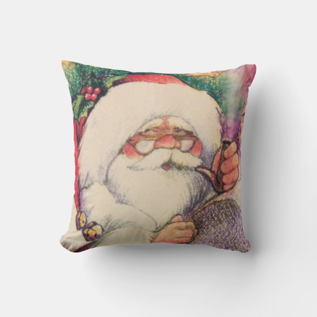 Cojín Decorativo Santa Claus (Anverso)