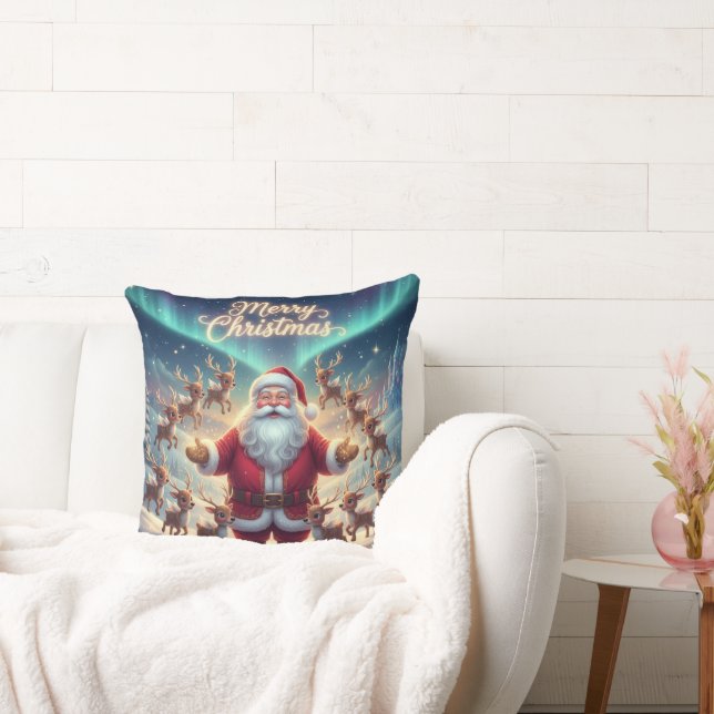 Cojín Decorativo Santa Claus adorable (Sofá)