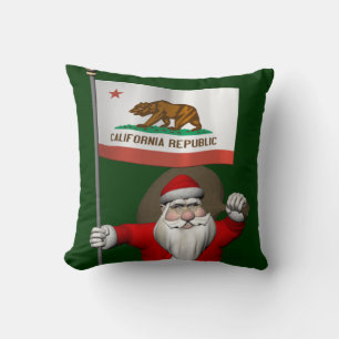 Cojín Decorativo Santa Claus Con El Fin De California