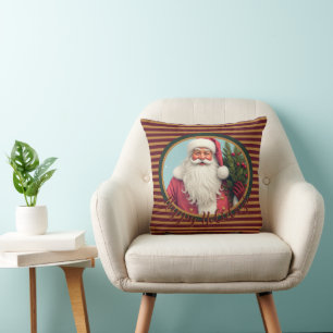 Cojín Decorativo Santa Claus de Navidad