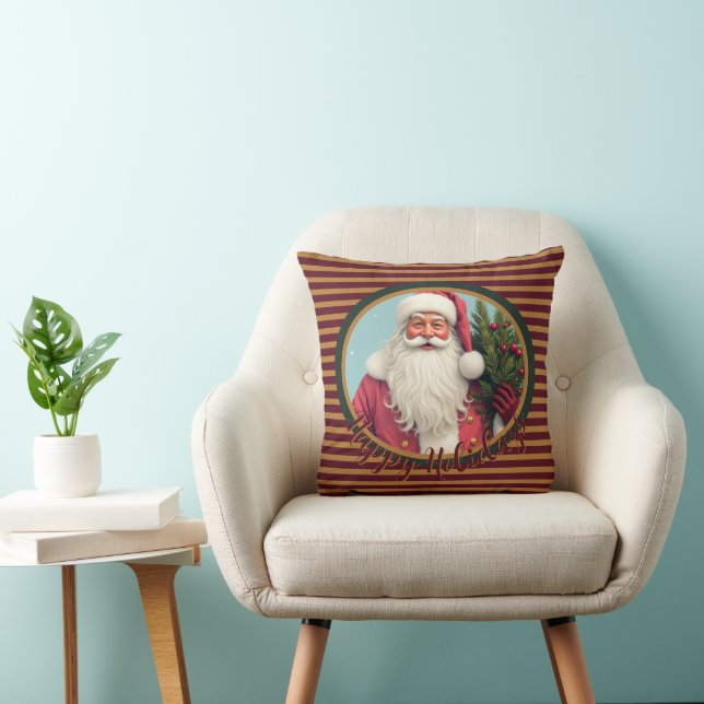 Cojín Decorativo Santa Claus de Navidad (Silla)