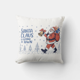 Cojín Decorativo Santa Claus is coming to town