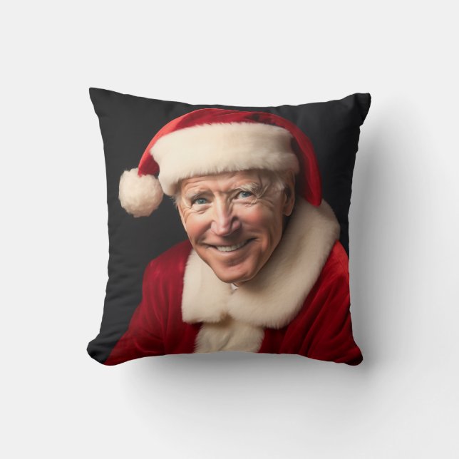 Cojín Decorativo Santa Claus Joe Biden (Anverso)