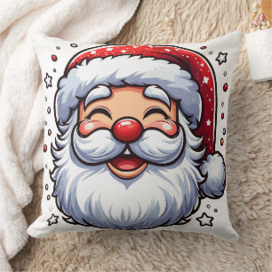 Cojín Decorativo Santa Claus riendo