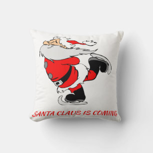 Cojín Decorativo SANTA CLAUS SE ESTÁ HACIENDO Personalizada