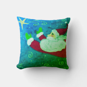 Cojín Decorativo Santa con el arte de los Navidades de Star Abstrac