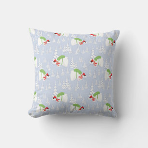 Cojín Decorativo santa de oso polar divertido