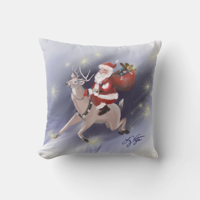 Cojín Decorativo Santa Delivers Pillow (Anverso)