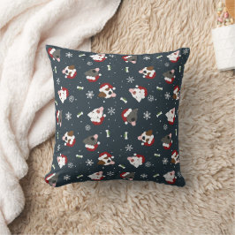 Cojín Decorativo Santa Dogs