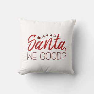Cojín Decorativo Santa, ¿Estamos Bien?