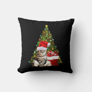 Cojín Decorativo Santa Gato