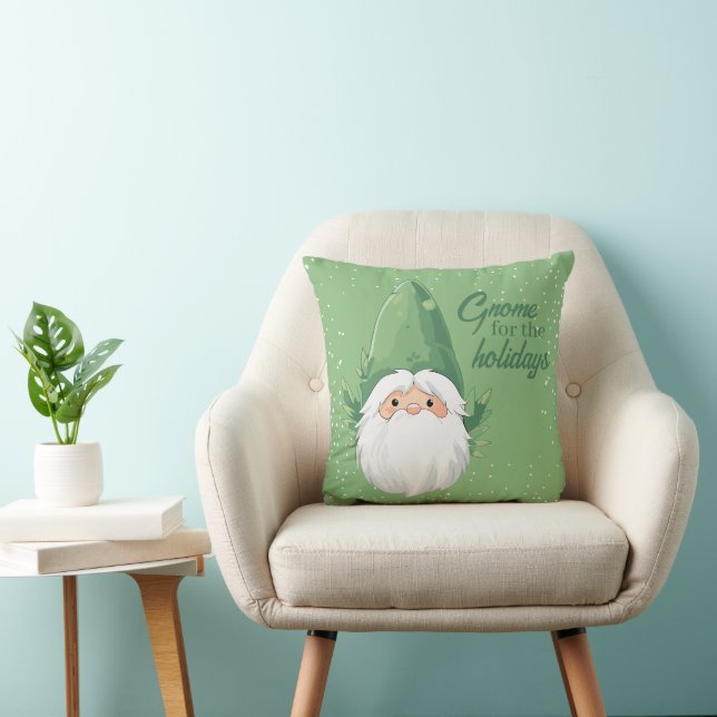 Cojín Decorativo Santa Gnome para las vacaciones (Silla)