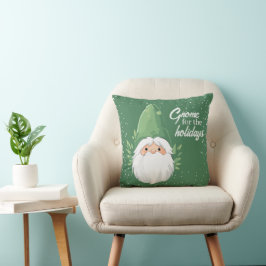 Cojín Decorativo Santa Gnome para las vacaciones