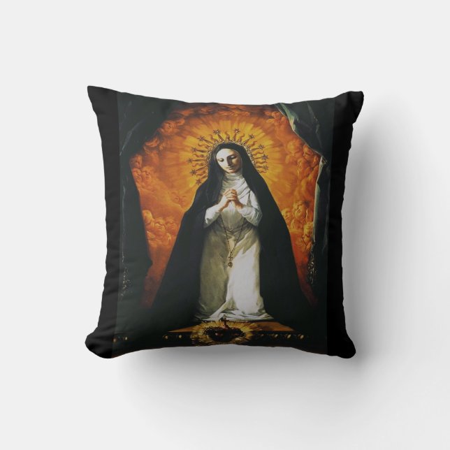 Cojín Decorativo Santa Margaret Mary Alacoque (Anverso)