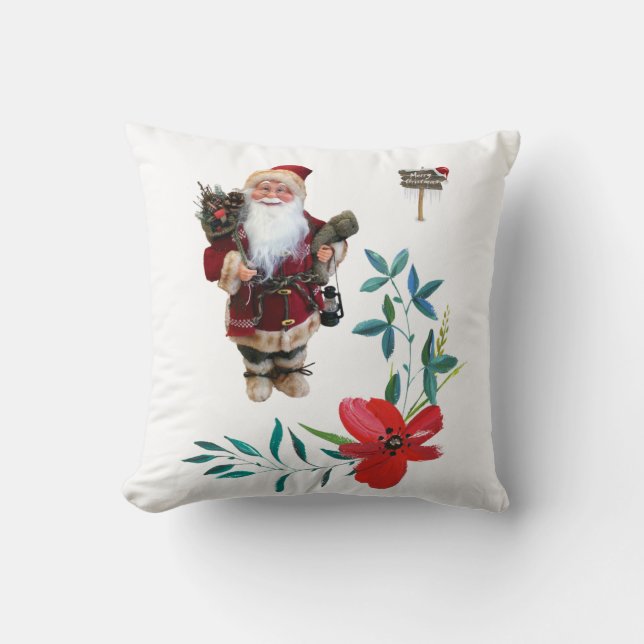 Cojín decorativo Santa navidades (Anverso)