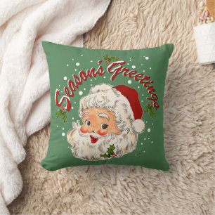 Cojín Decorativo Santa No, 1 Saludos de temporada