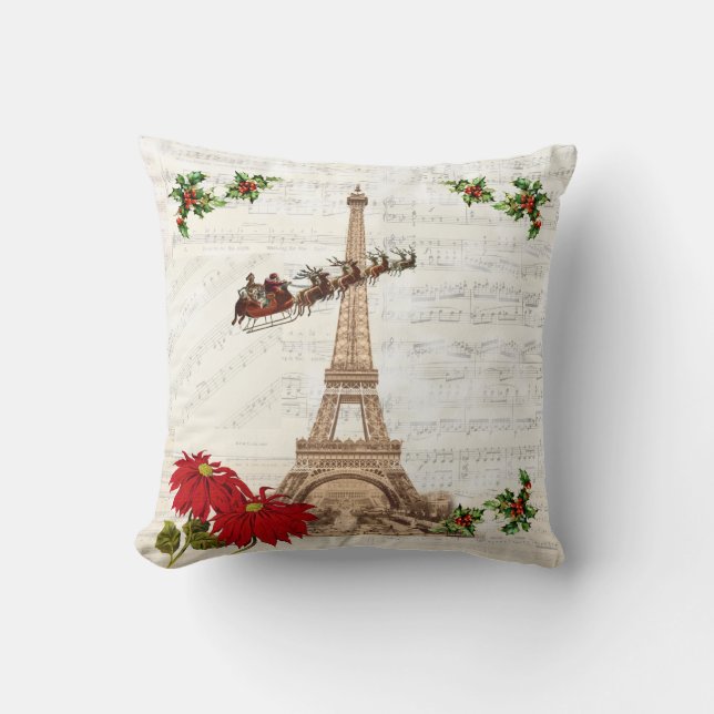 Cojín Decorativo Santa por los Navidades Pillow (Anverso)