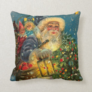 Cojín Decorativo ¡Santa que brilla intensamente/Año Nuevo tambié