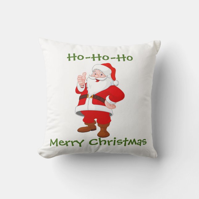Cojín decorativo Santa reversible (Anverso)
