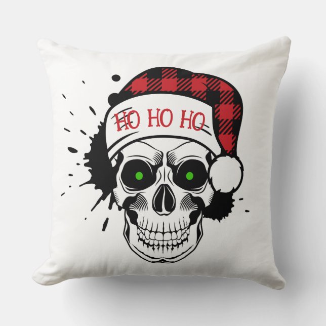 Cojín Decorativo Santa Skull (Anverso)