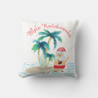 Santa Surfista Tropical Mele Kalikimaka Navidad
