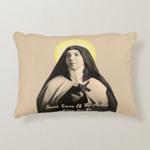 COJÍN DECORATIVO SANTA TERESA DE LOS ANDES