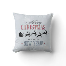 Santa y sus Navidades de Silhouette de renos volad