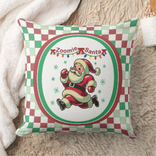Cojín Decorativo Santa Zoomie Navidad