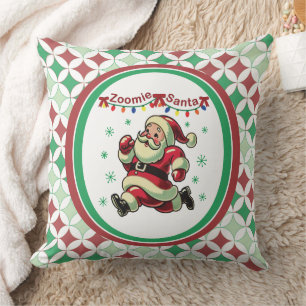 Cojín Decorativo Santa Zoomie Navidad