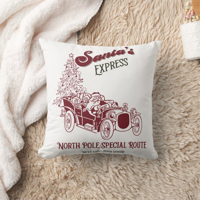 Cojín Decorativo Santa's Express Vitange Christmas (Manta)