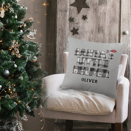 Cojín Decorativo Santa's little helper Personalized 