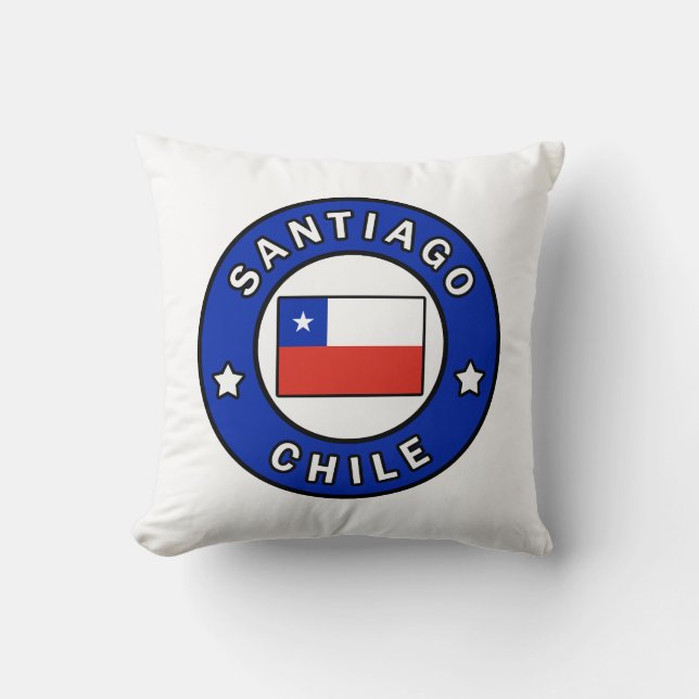 Cojín Decorativo Santiago Chile (Anverso)