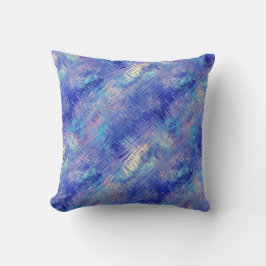 Cojín Decorativo Sapphire Blue Scribled Textura