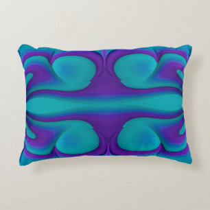 Cojín Decorativo ~ SAPPHIRE EYES ~ Diseño fractal ~ Original ~ ~