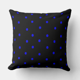 Cojín Decorativo Sapphire Polka Dot Black