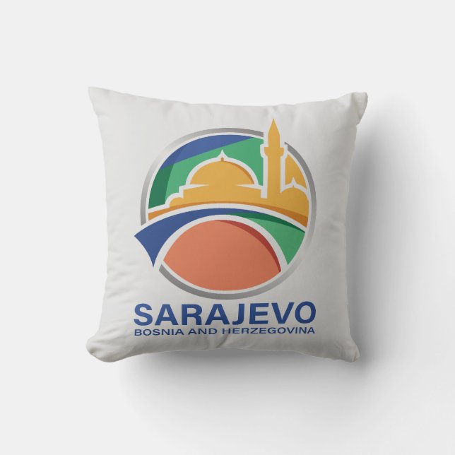 Cojín Decorativo Sarajevo Bosnia and Herzegovina (Anverso)