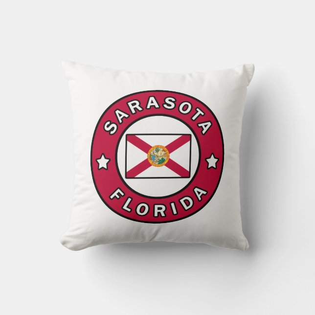 Cojín Decorativo Sarasota Florida (Anverso)