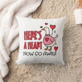 Cojín Decorativo Sarcastic Goose Funny Valentine