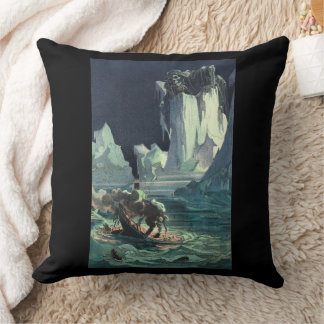 Cojín Decorativo Sargazo Mar Grim Reaper y Hundimiento de Titanic