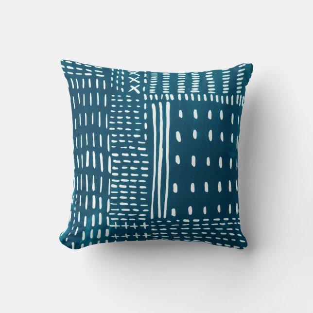 Cojín Decorativo Sashiko Stitches (Anverso)