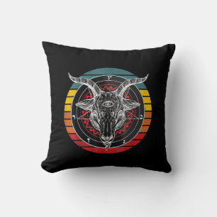 Cojín Decorativo Satan Goat, regalo de cabra