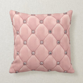 Cojín Decorativo Satin Satin Metálico Elegante Rosa Metálico