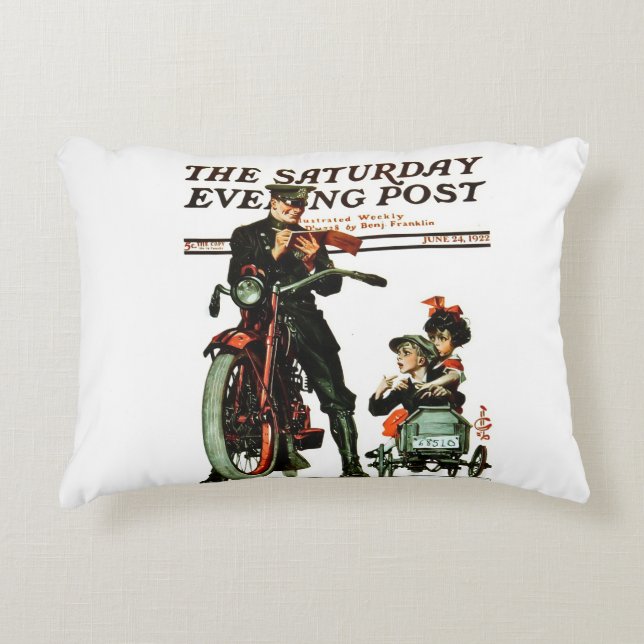 Cojín Decorativo Saturday Evening Post  (Anverso)