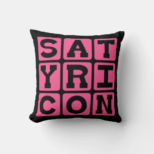 Cojín Decorativo Satyricon, Ficción Latina