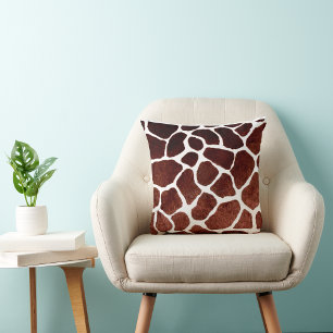 Cojín Decorativo Savanna Grace: Giraffe Silhouette de inspiración a