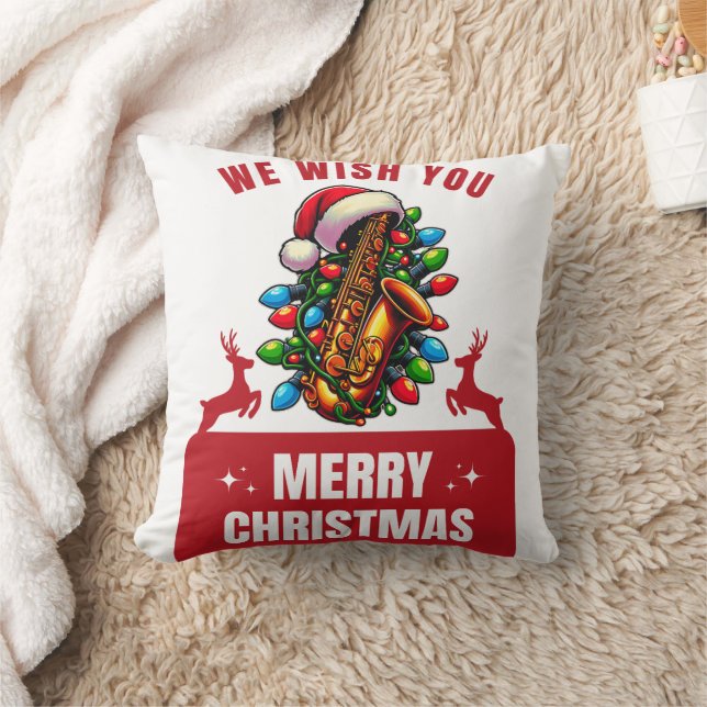 Cojín Decorativo Saxofonista saxofonista saxofonista saxo (Manta)