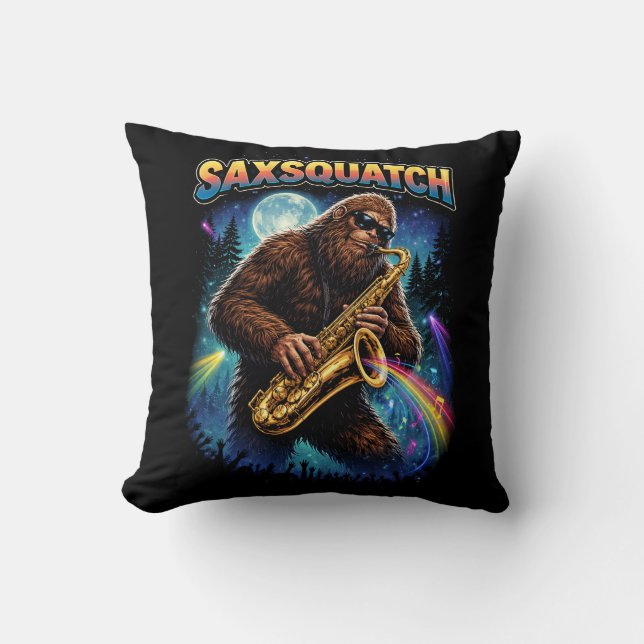 Cojín Decorativo Saxsquatch (Anverso)
