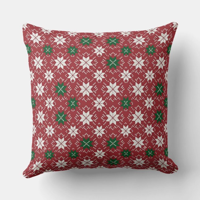 Cojín Decorativo Scandinavian Fair Isle Christmas Edition 1 (Reverso )