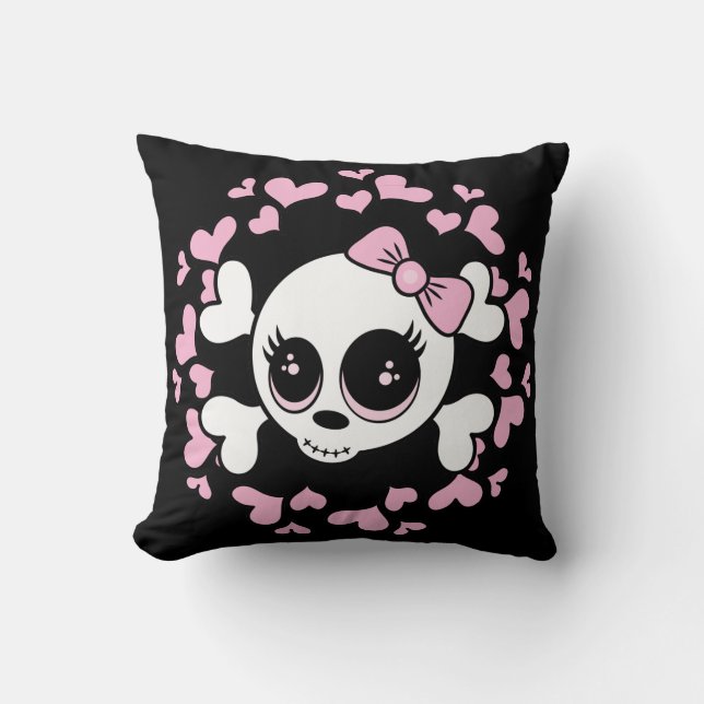 Cojín Decorativo SCariño Skull (Anverso)