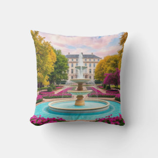 Cojín Decorativo Scarlet Garden Dream - Fuente Floral